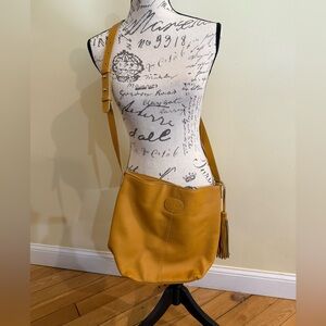 Elegant Mustard Crossbody Bag